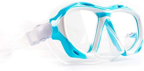 Swimming Mask Goggle UV Protection Anti Leak for Kids Youths Adults Diving Snorkeling Tempered Glass Lens 180° HD View Goggles with Nose Cover in Saudi Arabia