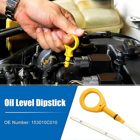 Uxcell 1 قطعة مقياس زيت المحرك مقياس مستوى سائل زيت المحرك لتويوتا رقم 153010C010 in Kuwait