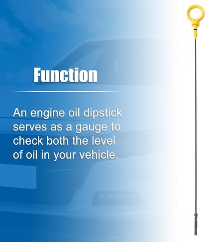 Uxcell 1 قطعة زيت المحرك مقياس زيت المحرك مستوى السوائل مقياس لأودي A4 كواترو قاعدة 3.2L V6 الغاز 2009 No.06E115611H in Saudi Arabia