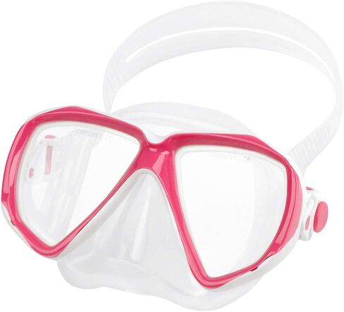 Kids Swim Goggles Scuba Diving Mask Youth No Leak Anti-Fog Swimming Goggles Nose Cover Clear Wide Vision Dive Mask Age 5-15 in Saudi Arabia