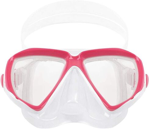 Kids Swim Goggles Scuba Diving Mask Youth No Leak Anti-Fog Swimming Goggles Nose Cover Clear Wide Vision Dive Mask Age 5-15 in Saudi Arabia