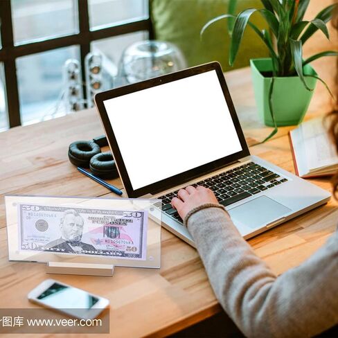 3 قطع من إطار حامل النقود الورقية، إطار عرض عملة الدولار، جراب من الأكريليك لهواة الجمع، مجموعة الفواتير العادية، 7.3 × 3.4 بوصة in Kuwait