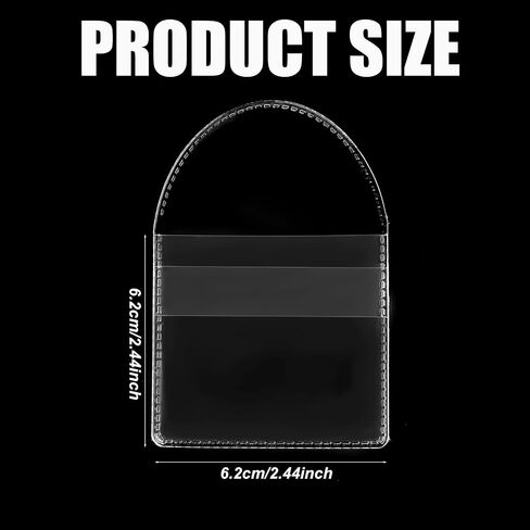 100Pcs Single Pocket Coin Flips, 2, 2.5 Inch Individual Clear PVC Coin Flips Small Coin Holders Coin Pouch for Coins Jewelry & Small Items Storage (2.2 x 2 inch) in Saudi Arabia