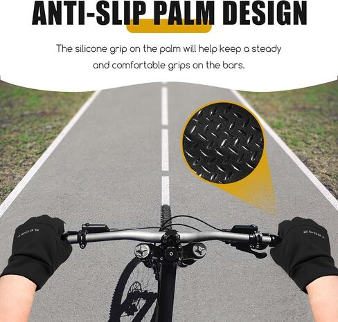 Winter Gloves Touch Screen Water Resistant for Running Cycling Driving Hiking Windproof Warm Gifts for Men and Women in Saudi Arabia