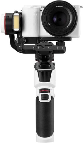 Zhiyun Crane M3 Combo مثبت جيمبال محمول ثلاثي المحاور، متوافق مع Sony A6600، A6100، RX100، Fujifilm X-T10، X-T3، Canon M50، M5، M6، G7 X II، لـ Gopro Hero10/9/8 5/6 /7، آيفون 13 12 XS-Pro ماكس in Saudi Arabia
