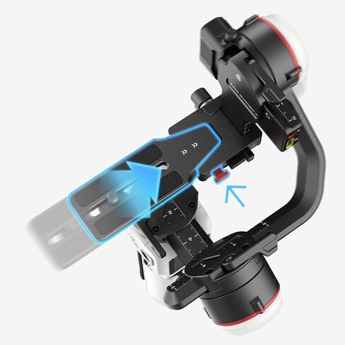 Zhiyun Crane M3 Combo مثبت جيمبال محمول ثلاثي المحاور، متوافق مع Sony A6600، A6100، RX100، Fujifilm X-T10، X-T3، Canon M50، M5، M6، G7 X II، لـ Gopro Hero10/9/8 5/6 /7، آيفون 13 12 XS-Pro ماكس in Saudi Arabia