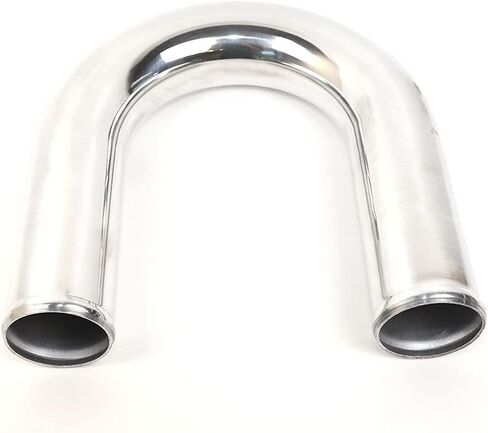 LTI Universal 2.5 inch Outside Diameter 180 Degree Elbow Aluminum Pipe Polished (2.5" 180 Degree) in Saudi Arabia
