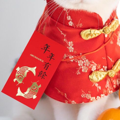 Supla 120 قطعة 6 تصميم مظاريف هونغ باو الحمراء الصينية، مظاريف نقود محظوظة، حزمة حمراء لاي انظر حزمة محظوظة، مغلف نقدي، جيوب حمراء للعام الصيني الجديد، عيد ميلاد الزفاف، عام التنين 2024 in Kuwait