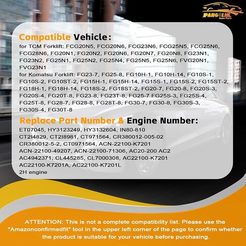PANGOLIN 22100-K7201 22100K7201 موزع إشعال 4 أسطوانات متوافق مع محرك Nissan H20 لرافعة شوكية TCM Komatsu FCG20N5 FCG20N6 قطع غيار ما بعد البيع in Saudi Arabia