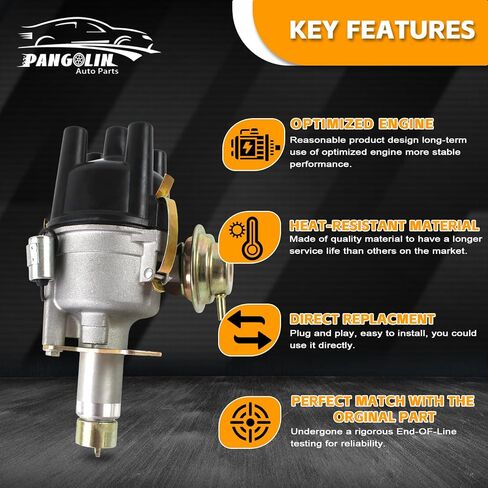 PANGOLIN 22100-K7201 22100K7201 موزع إشعال 4 أسطوانات متوافق مع محرك Nissan H20 لرافعة شوكية TCM Komatsu FCG20N5 FCG20N6 قطع غيار ما بعد البيع in Saudi Arabia