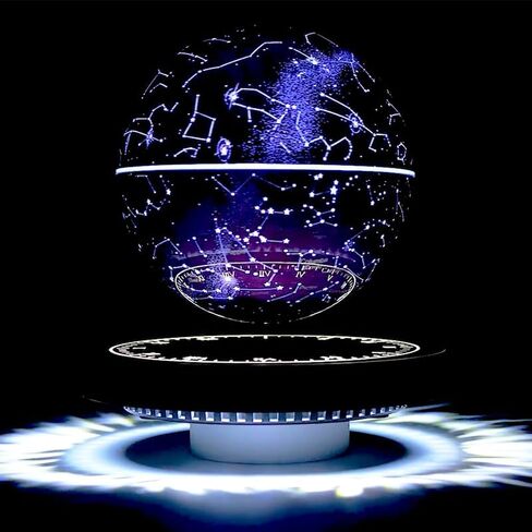 Gleamgalaxy Levitating Galaxy Constellation Lamp,Floating and Spinning in Air Freely, LED Galaxy Lamp Has 4 Colors that cycle through for Unique Gifts,Room Decor,Night Light,Office Desk Toys in Saudi Arabia