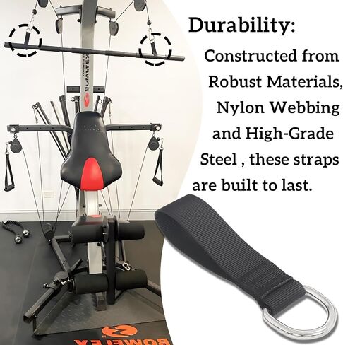 LAT/Bench/Squat Bar Attachment Straps Pair Accessories Replacement for BowFlex Gyms (All Models) Power Rod Parts in Saudi Arabia