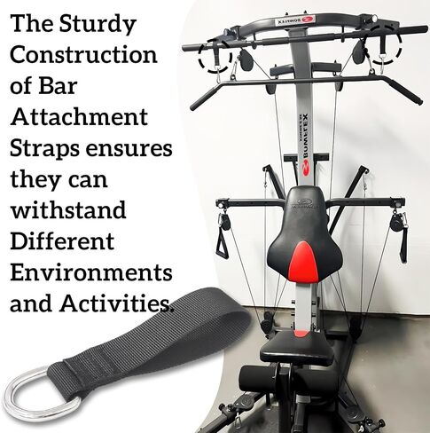 LAT/Bench/Squat Bar Attachment Straps Pair Accessories Replacement for BowFlex Gyms (All Models) Power Rod Parts in Saudi Arabia