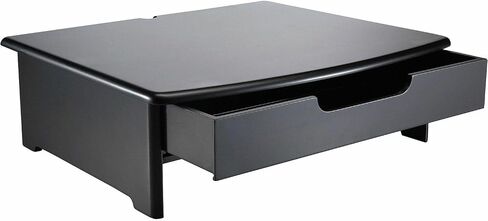 Rolodex® Wood Workspace Monitor Stand With Drawer, Black in Saudi Arabia