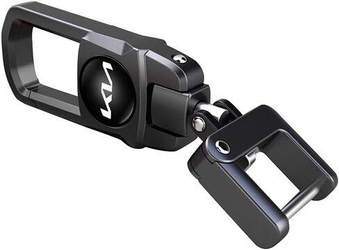 سلسلة مفاتيح معدنية للسيارة KIA NIRO Rio Sportage Sorento Soul Stinger Seltos Cadenza K900 Forte حلقة مفاتيح للرجال والنساء، سلاسل مفاتيح تدور 360 درجة وإكسسوارات حلقات مفاتيح in Kuwait