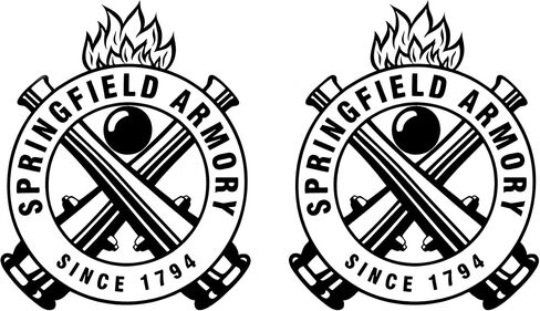 (2 Pack) Springfield Armory Since 1794 Sticker for Tool Box, Trucks Window, Gun Boxes, Helmets, Hard Hats Or Walls in Saudi Arabia