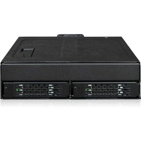 Rugged 2 X U.2-U.3 SSD PCIE 4.0 رف الهاتف المحمول لمدة 5.25 بوصة. باي