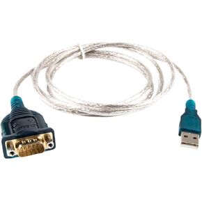USB to DB9 RS232 Serial Adapter 9 Pin Male to COM Port Chip Computer PC Converter Cable Support Win10/8/7/Mac/Vista