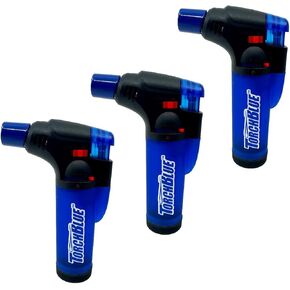 TORCH BLUE XXL Blue Line Refillable Torch Lighter- Prefilled & Ready to Use (3 Pack)