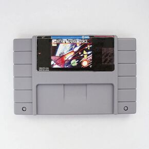 Royal Retro Earth Defense Force 16 Bit Big Gray Game Player NTSC