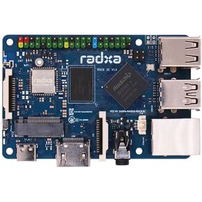 Rock 3C RK3566 4-Core CPU SBC و GPU و NPU و HDMI مع إخراج 4K ، كمبيوتر لوح واحد (Radxa Rock 3C 2GB) in Kuwait