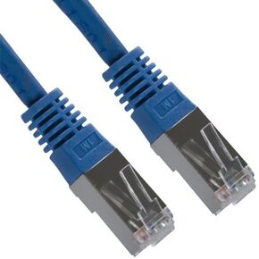 50 قدم (50 قدمًا) CAT6A STP (محمي) كابل شبكة الإنترنت Ethernet Ultra Blue W/Ultra Boot RJ45 M/M 10/100/1000 10GB GIGABIT (وحدة واحدة)