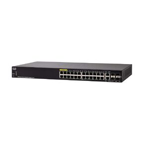 Cisco SF350-24P-K9 24-Port 10/100 PoE Managed Ethernet Switch (Renewed)
