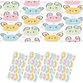 Fluorescent Light Covers for Ceiling Lights Brown Teddy Bear Cute Hand Drawn face Hearts Polka dot Easy to Install Magnetic Light Filter for Classroom Office Hospitals School Home Decor