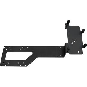 Verifone P200/P400 PIN Pad VESA Lift Mounting Bracket for 19" - 23" Monitor, Long S-Bracket, Screw-in Installation, Black