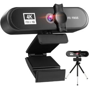 Webcam 4k 2k 1080p Full Hd Web Camera with Microphone USB Web Cam for Pc Computer Video Mini Camera 4k (Size : XXX-Large)