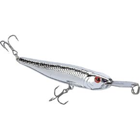 Strike King (HCEV90-475) Evader 90 Fishing Lure, Multi-Functional Hard Bait, Metal Lip, Evasive Action, 3 1/2-Inches, 1/2-Ounce, Size 10 Treble Hooks, Carolina Chrome