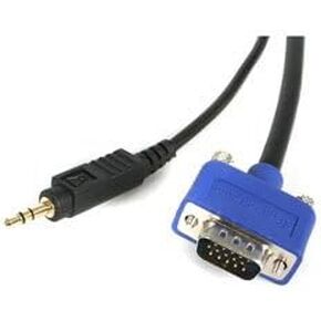 6 ft Coax SVGA Monitor Cable with Built-in Audio