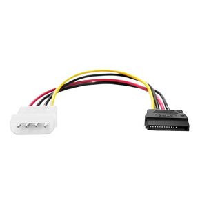 IDE 4 Pin to SATA 2 Serial HDD Power Adapter Cable Hard Drive Connector Male to Female SATA Extension Cord(IDE to SATA)