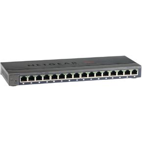 NETGEAR ProSafe Plus 16-Port Gigabit Switch,Black,GS116E-200PES