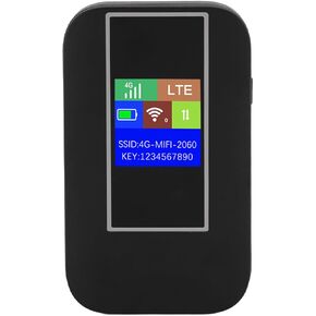 Portable 4G Wi Fi Router, 150Mbps Stable High Speed Mobile Wi Fi Hotspot Device for Travel Office Subway (MF860 EU Version)