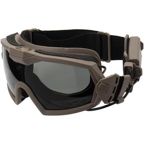 G-Force Full Seal Airsoft Goggles w/Built-In Fan [Smoke/Clear Lens]