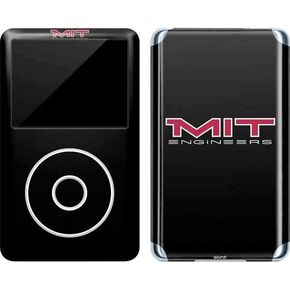 Skinit Decal MP3 Player Skin Compatible with iPod Classic (6th Gen) 80GB - Officially Licensed Massachusetts Institute of Technology MIT Engineers Black Design