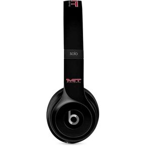 Skinit Decal Audio Skin Compatible with Beats Solo 2 Wired - Officially Licensed Massachusetts Institute of Technology MIT Engineers Black Design