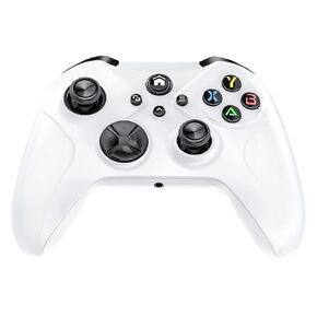 Wireless Gaming Controller for PC/Switch/Tesla/PS3/Android/IOS/Samsung TV, Hall Effect Joysticks & Trigger, 11 Colors RGB Light, Programmabele, Turbo, Dual Vibration