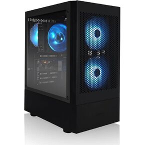 AVGPC Max Series Gaming PC - AMD Ryzen 5 5600X 4.6 GHz, GeForce RTX 5060 Ti GPU, 16GB RAM, 1TB M.2 NVMe SSD, Heat-Pipe CPU Cooler, ARGB Fans, WiFi/AC, MAX ATX Case, Windows 11 Black