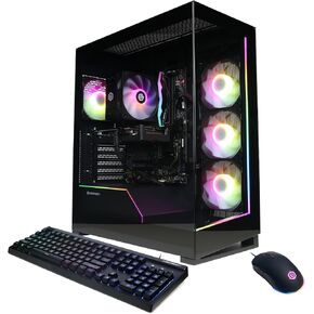 CyberPowerPC Gamer Master Gaming PC, AMD Ryzen 7 9700X 3.8GHz, GeForce RTX 5060 8GB, 16GB DDR5, 1TB PCIe 4.0 SSD, WiFi Ready & Windows 11 Home (GMAI5900A2)