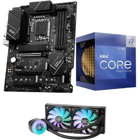 Micro Center 3 in 1 Bundle: Intel i9-12900K Desktop CPU Processor + MSI PRO Z790-P WiFi DDR4 Motherboard + KINGCOOL Aqua Freeze 240mm CPU Liquid Cooler (Black)