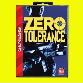Zerotolerance Game Cartridge 16 Bit MD Game مع صندوق بيع بالتجزئة لـ Sega Mega Drive