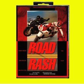 Road Rash Game Cartridge 16 Bit MD Game Card With Retail Box For Sega Mega Drive
