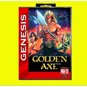 Golden Axe Cartridge 16 Bit MD Game Card With Retail Box For Sega Mega Drive