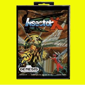 INSECTOR X Game Cartridge 16 Bit MD Game Card With Retail Box For Sega Mega Drive