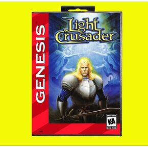 Light Crusader Game Cartridge 16 Bit MD Game Card With Retail Box For Sega Mega Drive