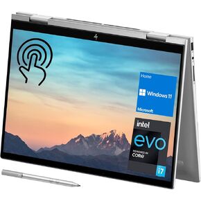 HP Envy x360 2-in-1 Laptop 15.6" FHD Touchscreen 12th Gen Intel Core i7-1255U 32GB RAM 1TB PCIe SSD Webcam Backlit Keyboard Wi-Fi 6 HDMI Win11 Home Silver, Stylus Pen (Renewed)