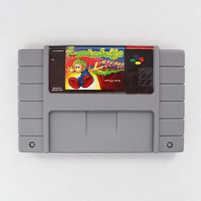 Royal Retro Lemmings 16 Bit Big Gray Game Card for NTSC Game Player