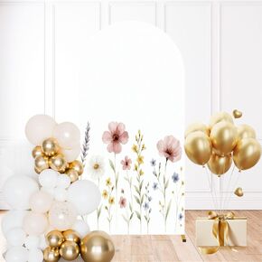 6.6FT Arch Backdrop Cover Welcome Back to School Blackboard Classroom Pencil Bus Teacher Student Wedding Arch Cover Spandex Fitted Stretchy Backdrop Stand Covers for Wedding Birthday Party Decoration